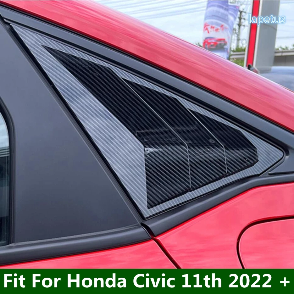 

Rear Window Triangle Louver Shutters Blinds Side Air Vent Spoiler Panel Cover Trim For Honda Civic 11th 2022 - 2024 Accessories