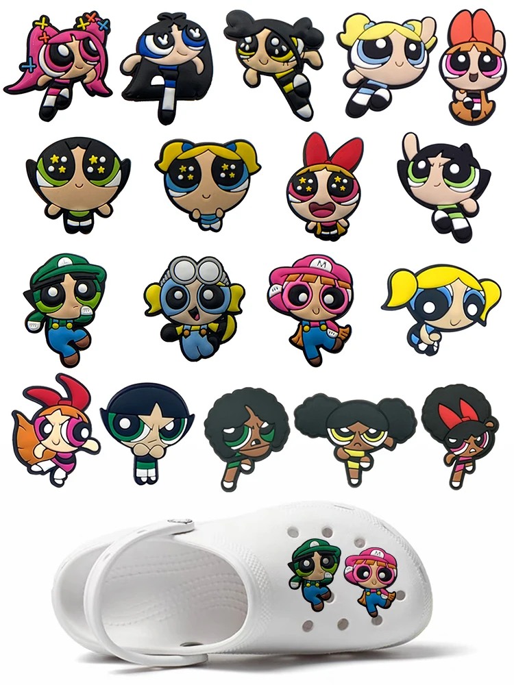 9-100 Stück Hot Toys Niedliche Mädchen-Schuh-Charms, Pins, Slides, Clogs, Sandalen, Schuhzubehör, Dekorationen, Schuhornamente, Geschenke für Freunde und Partys – Detail 7