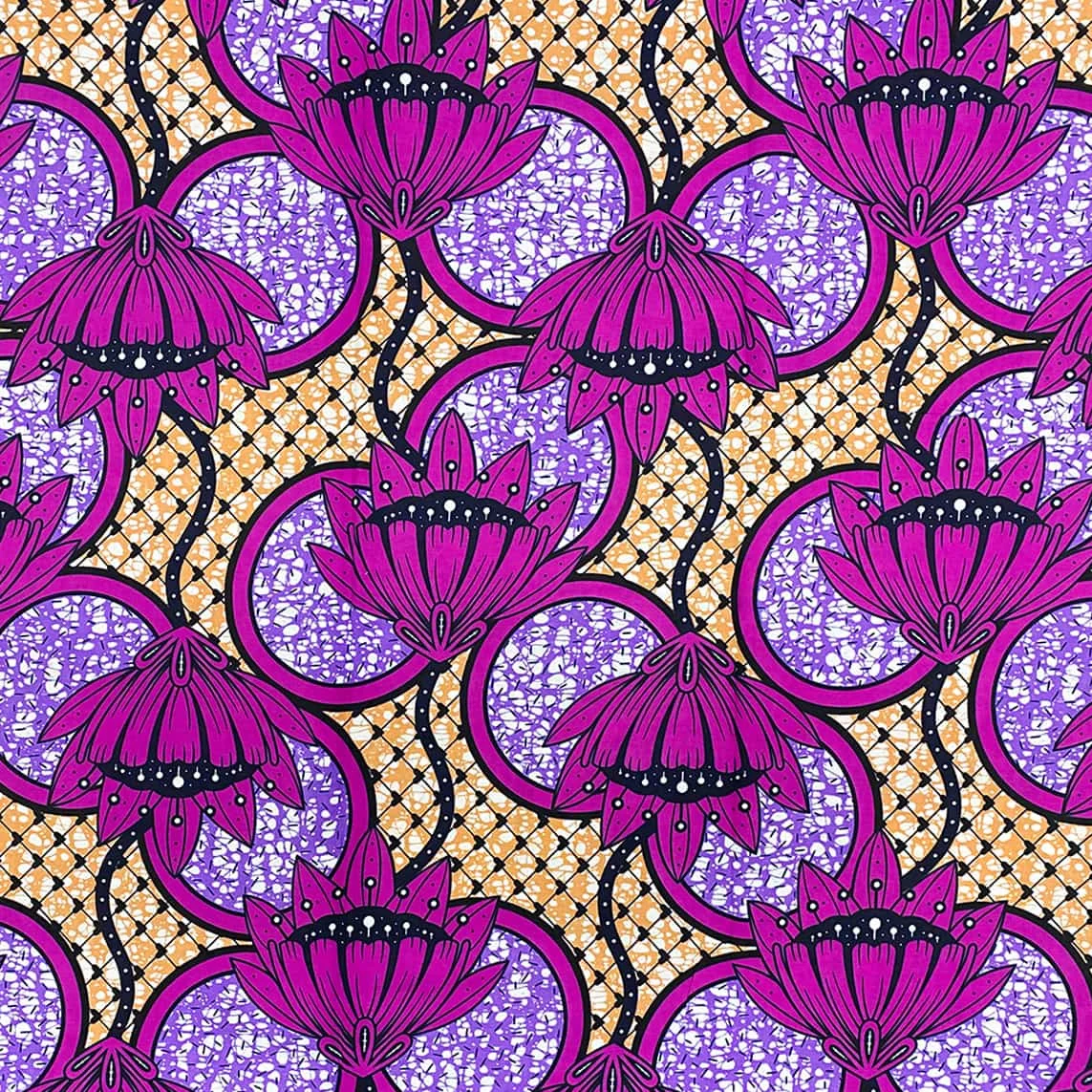 Tessuto in cera con stampa africana colorata fronte-retro 100% cotone per indumenti alla moda