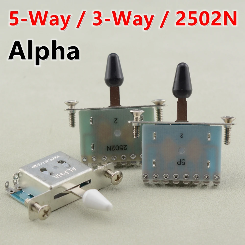 Genuine Alpha Electric Guitar Pickup Selector Switch 5-Way / 3-Way / 2502N - KR(Origin)