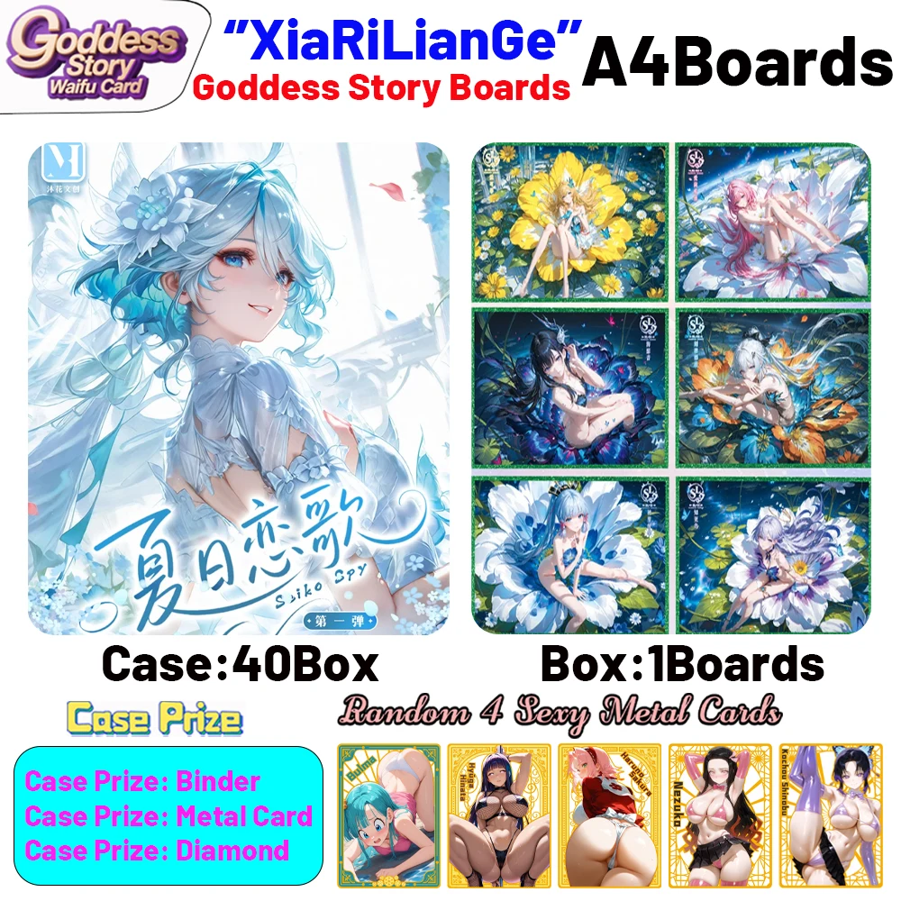 

2025 Новейший размер A4 Лето Sonata Wave 1 Goddess Story Card Board Waifu No Dupes Master Set Doujin Toys Artboard Подарок