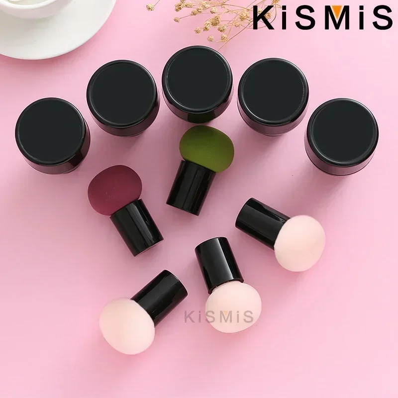 Set di spugne per trucco KISMIS fondotinta miscela spugna di bellezza con crema liquida e polvere strumenti per il trucco multicolori impeccabili