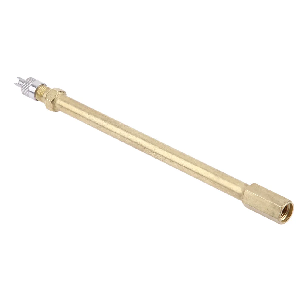 الإطارات صمام نفخ موصل قضيب محول النحاس صمام الجذعية تمديد أنبوب اكسسوارات السيارات لسيارة باخرة دراجة نارية شاحنة #3