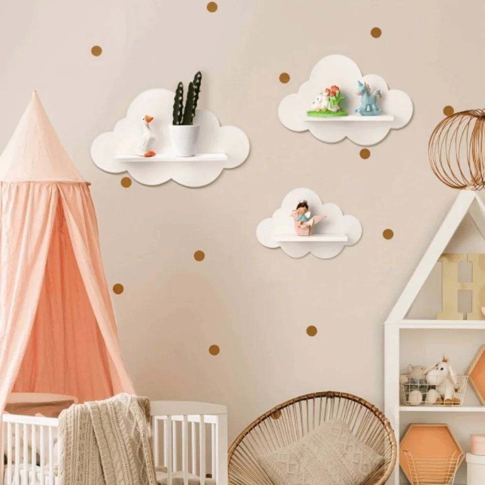 Multi-functional Wooden Wall Storage Rack Durable Stable Floating Shelf Minimalist Wall Shelf Display Storage