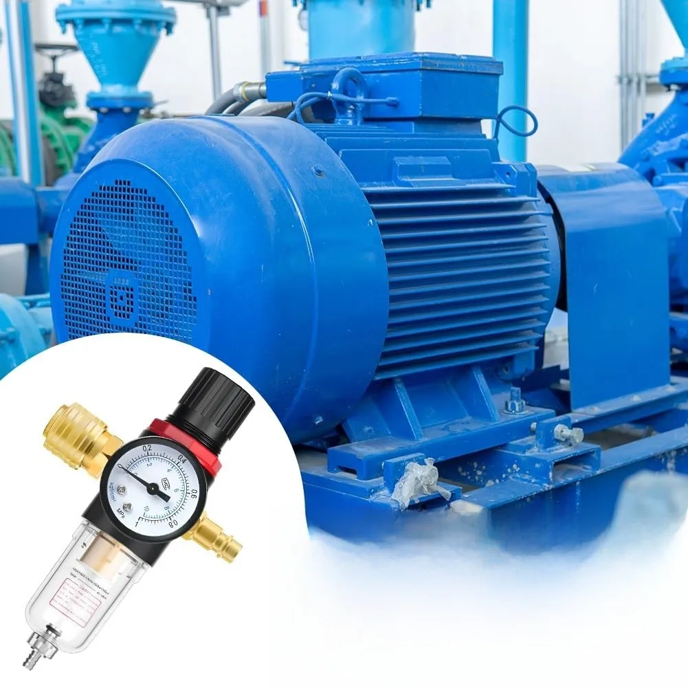 1pc AF2000 Air Filter Regulator Air Compressor Water Separator Trap Pressure Regulator For Pneumatic Tools