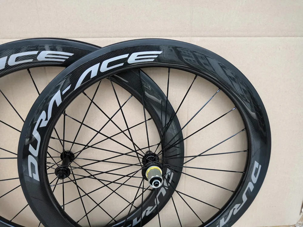 700C Carbon Bicycle Wheelset 700C 60mm ACE C36 C50 C60 C90 Grey Logo Carbon Racing Bike Wheels