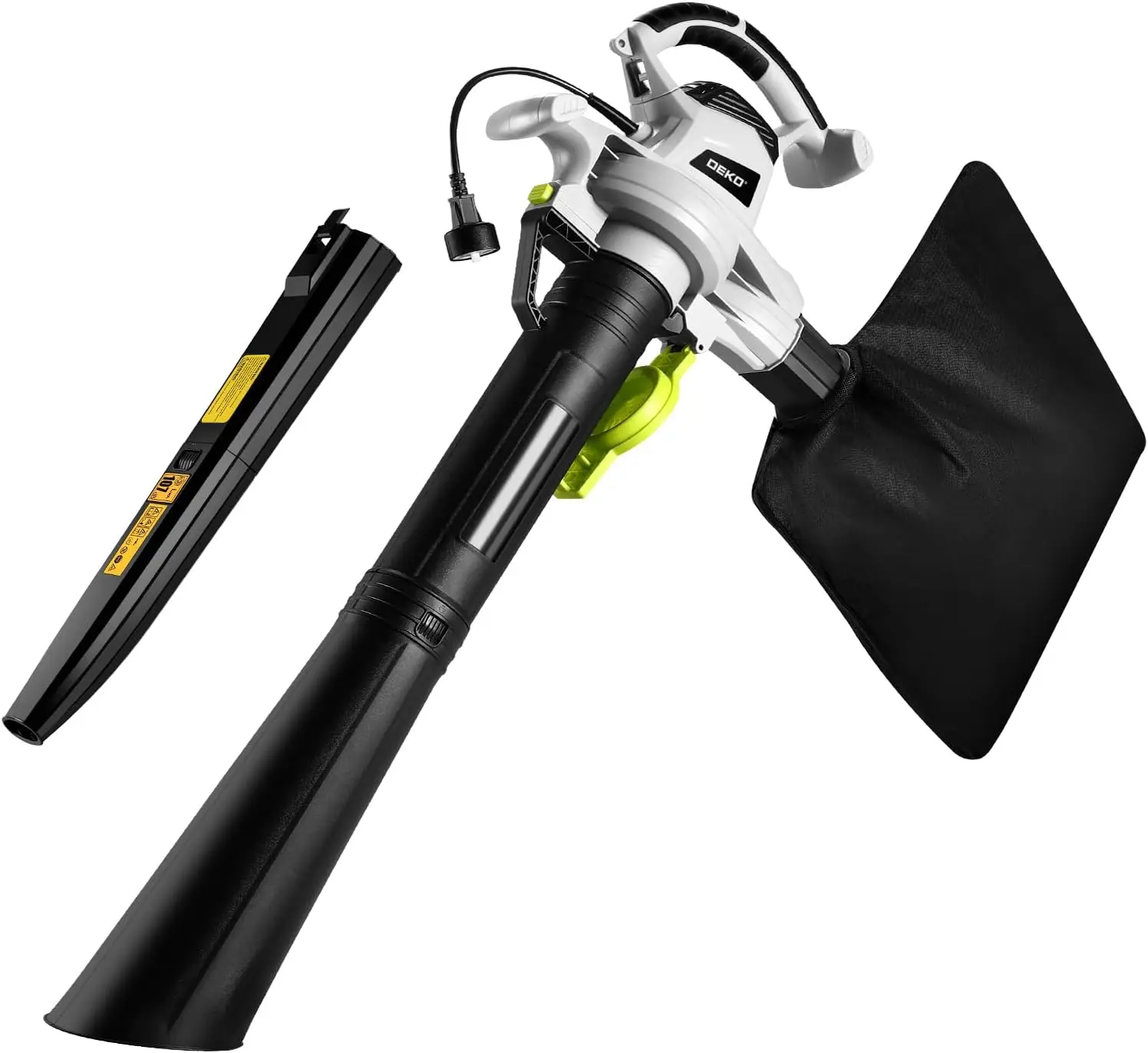 

3-in-1 Electric Leaf Blower, Vacuum, and Mulcher with 40L Bag for Yard and Garden Care