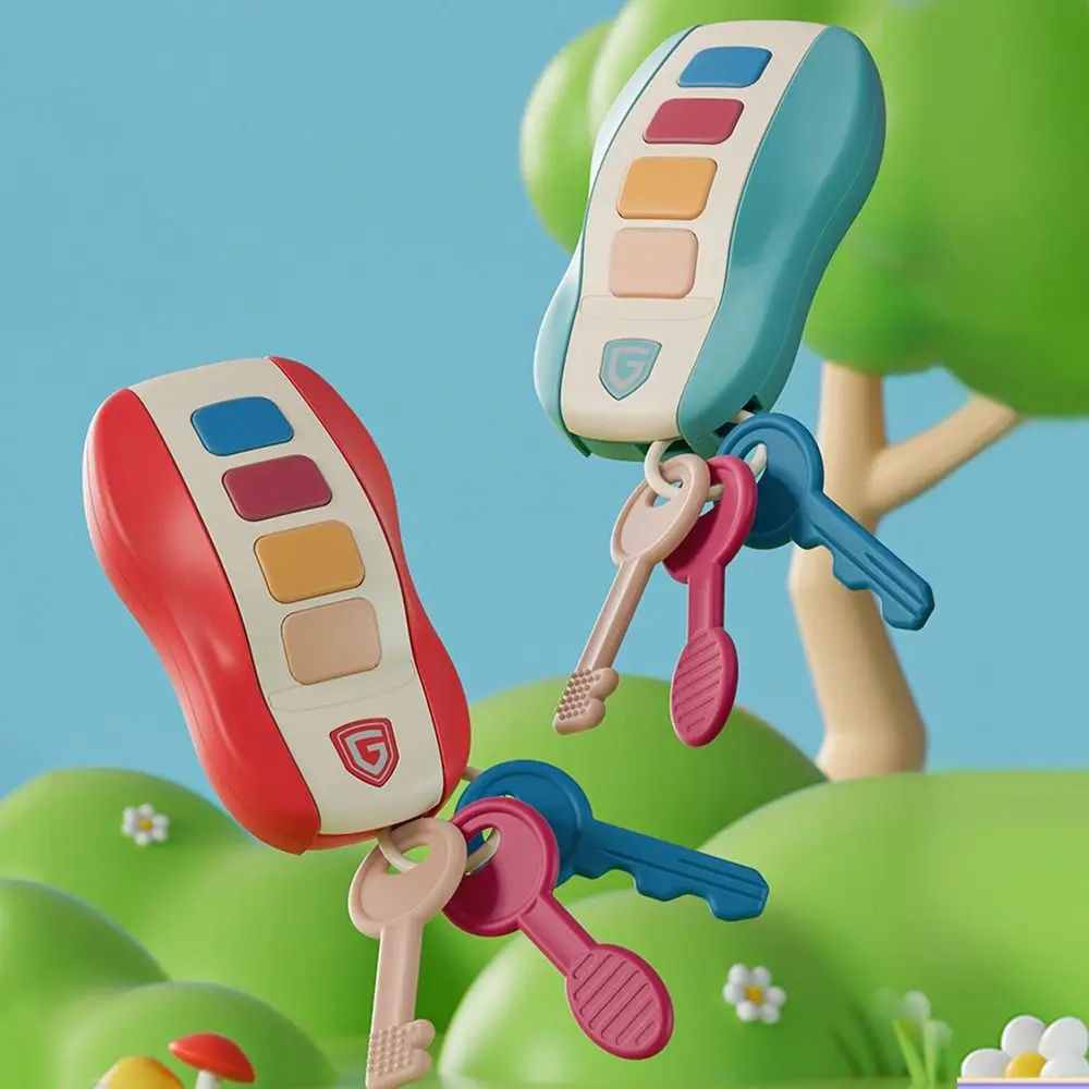 

Multicolor Baby Music Toys Plastic With Soft Rubber Simulation Car Key Intellectual development Sound & Light