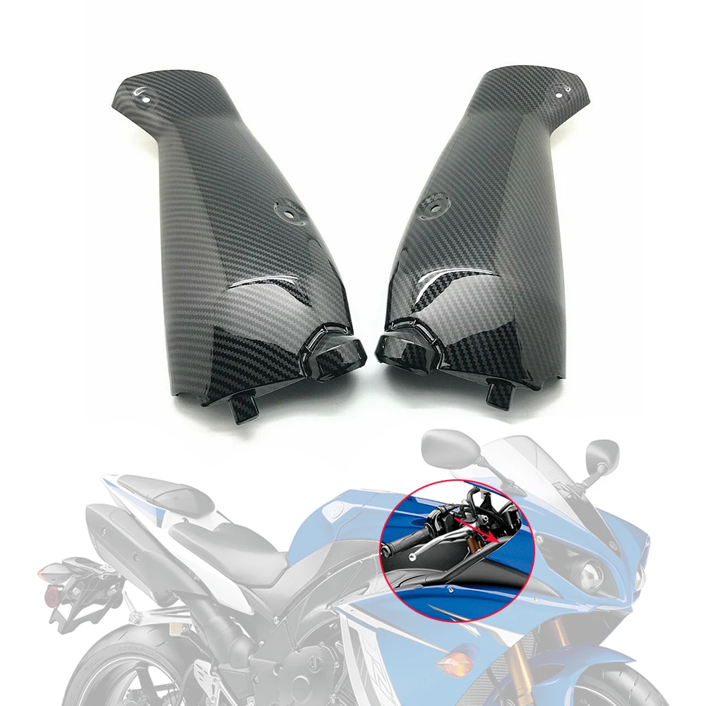 

Motorcycle Airduct Front Intake Tube Ram Fairing Carbon Fiber Intake Tube Fairing Fit For YAMAHA YZF R1 2009-2014 YZF-R1 YZFR1