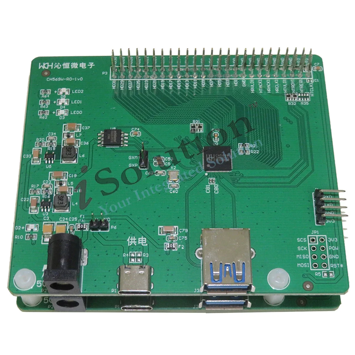 

CH569W-EVT CH569 Evaluation Board USB3.0 RISC-V MCU HSPI USB3.0 Build-in PHY