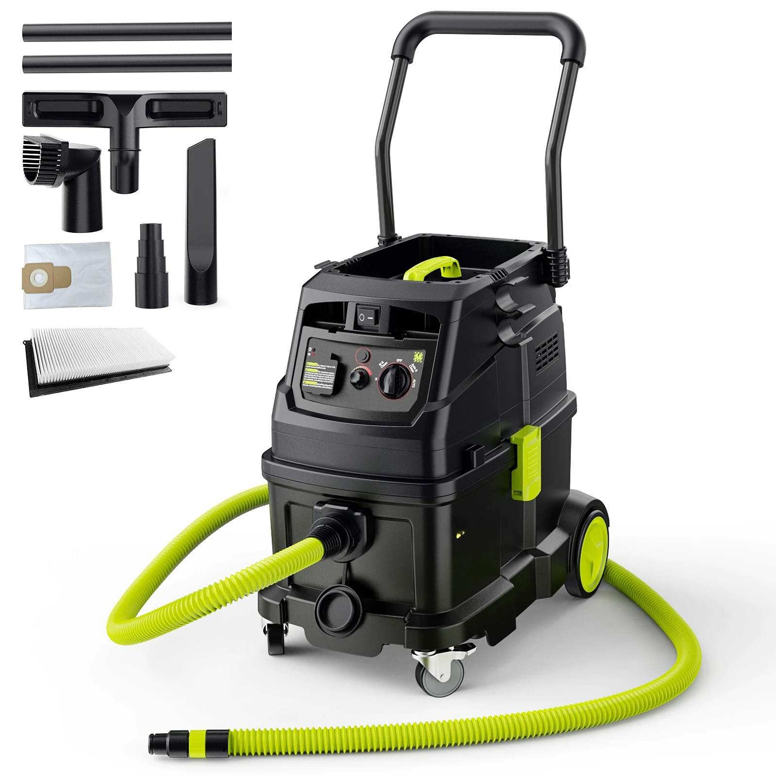 A professional wet and dry vacuum cleaner that automatically cleans car details and buildings