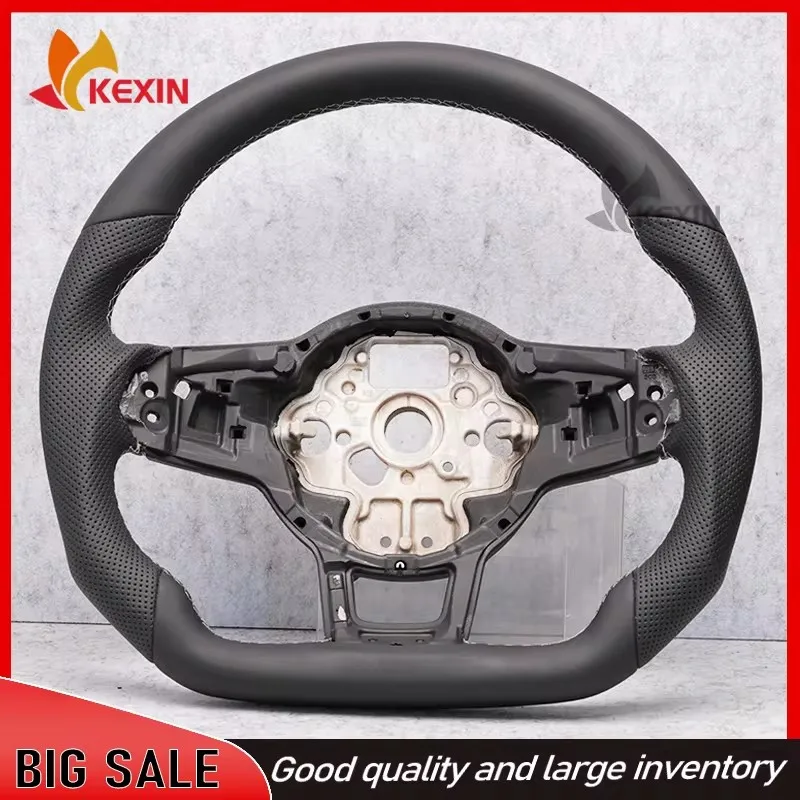 The Steering Wheel Is Suitable For Volkswagen Golf 7, 7.5, GTI, Made Of Perforated Leather Car Accessories