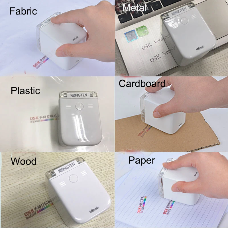 Mobile Color Ink Mini Logo Printer Handheld Prining Machine Portable Wifi A4 PrintCube Wireless Hand Inkjet Printer Pen