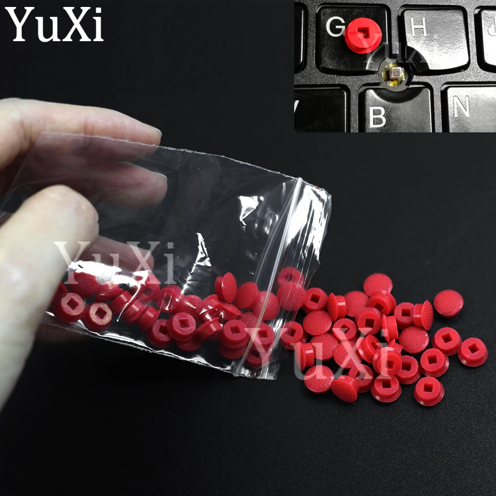 10Pcs Mouse Laptop Pointer TrackPoint Cap for Lenovo IBM Thinkpad T460S T470P E480 E485 X1 Yoga Carbon S2E570 Red Rubber Caps