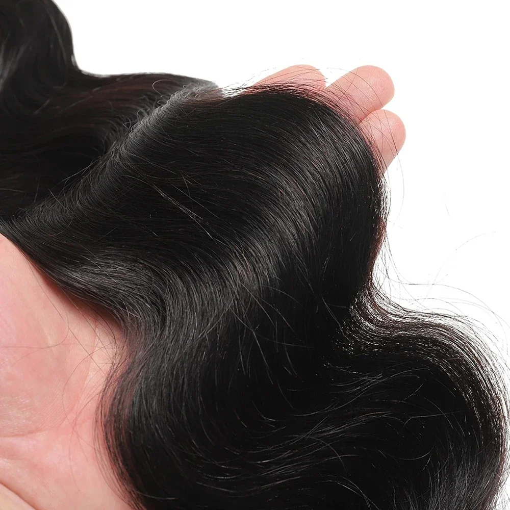 30 32 40 Inch Body Wave 3 4 Bundels Braziliaans Remy 100% Onbewerkt Ruw Maagdelijk Menselijk Haar Golvend Dubbele Bundels Weefsel Extensions - afbeelding 2
