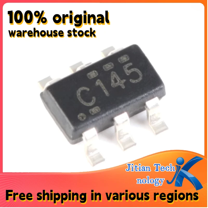 50 Uds 100% Original nuevo en Stock SN74LVC2G14DBVR logo C145 C14R C14K SOT23-6 distribución profesional Bienvenido a comprar