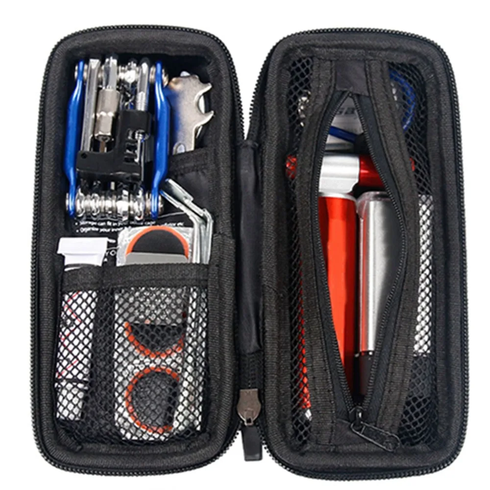 

Black Bike Frame Bag Sealed Zipper Hard Shell Bike Repair Tool Bag EVA Available in Various Sizes Bike Storage Bag