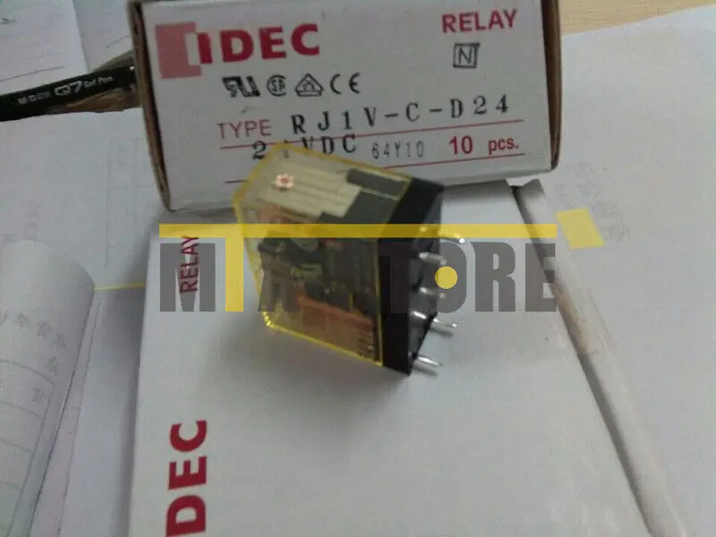 

10pcs Brand New IDEC Relay RJ1V-C-D24 24VDC