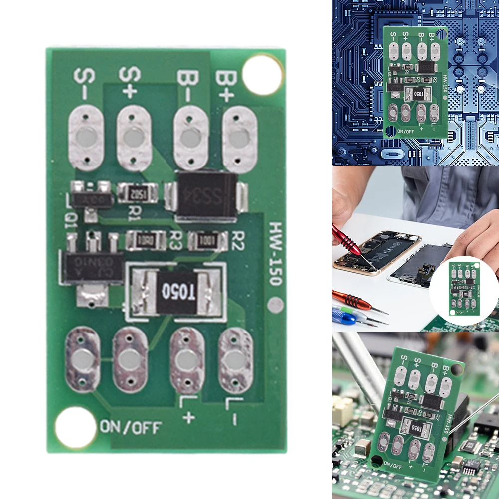 Automatic Night Light LED Lamp Control Switch Auto ON/OFF Solar Lithium Battery Charging Controller Board for LED Street Light