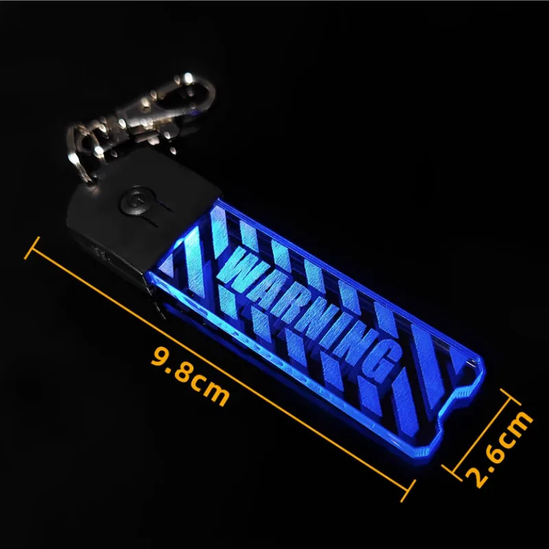 Llavero táctico LED recargable multicolor intermitente emergencia - imagen 5