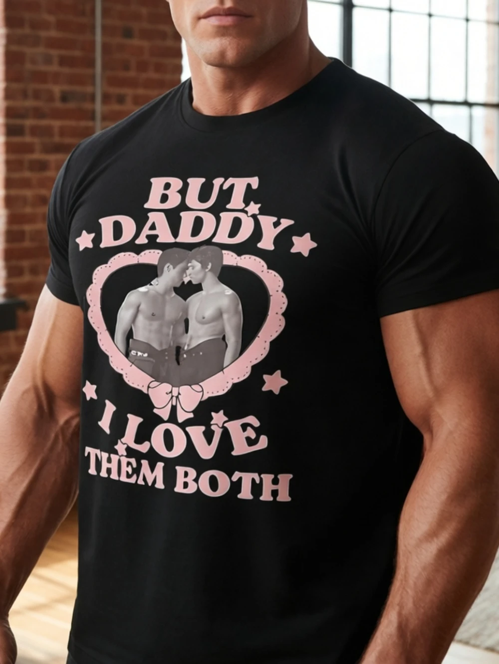 Local2026 Nuevo Producto Shane Ilya But Daddy I Love Them Both, Camiseta Unisex con Diseño de Rivalidad Caliente, Estilo Casual, Manga Corta