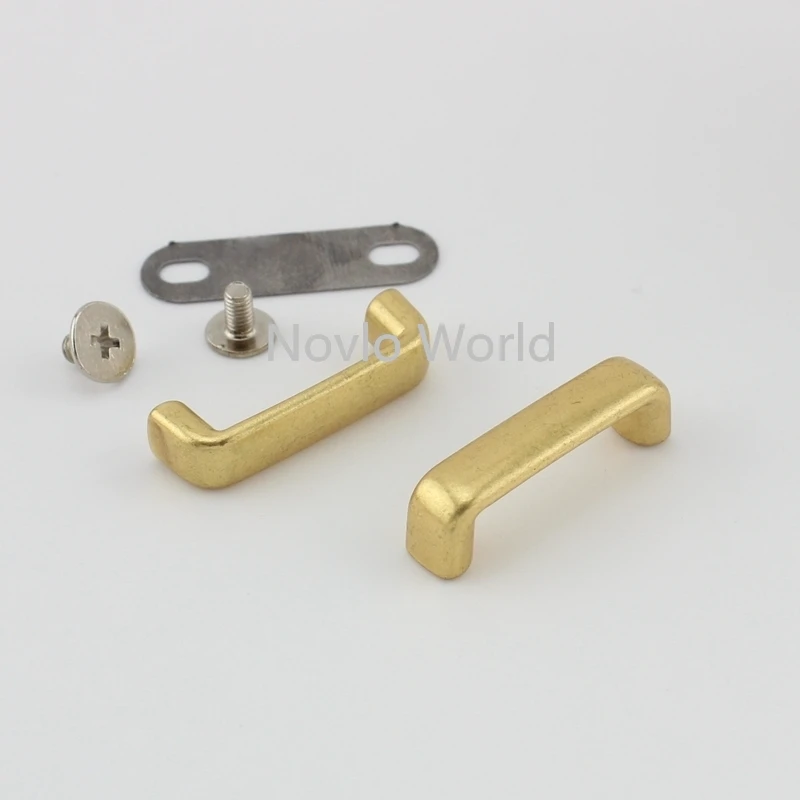 20-100pcs 20mm 25mm Satin Gold color wide arch bridge for purse,repair hardware clasp strapping DIY bags sewing