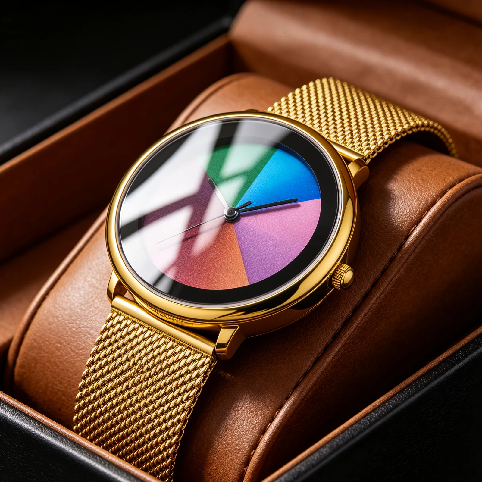 LIGE Unique Women Watch Fashion Casual Colorful Changing Dial Quartz Wriswatch Simple Ultrathin Steel Lady Watches Special Gift