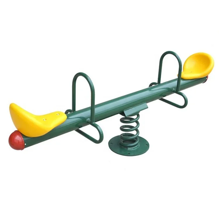 Outdoor Playground Children Playing Seesaw Set Amusement Parks Plastic Steel Seesaw For Kids