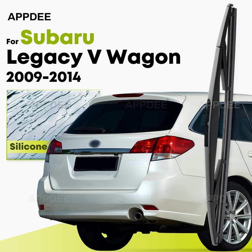 

Силиконовая задняя щетка стеклоочистителя для Subaru Legacy MK5 Station Wagon 2009-2014, 14 дюймов, с покрытием, для заднего стекла