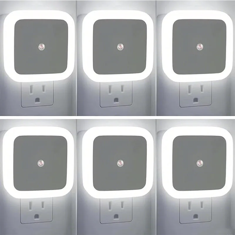 Plug in Night Light Intelligent Sensor Sunrise To Sunset Sensor LED Light Suitable for Kitchen Bathroom Bedroom Corridor