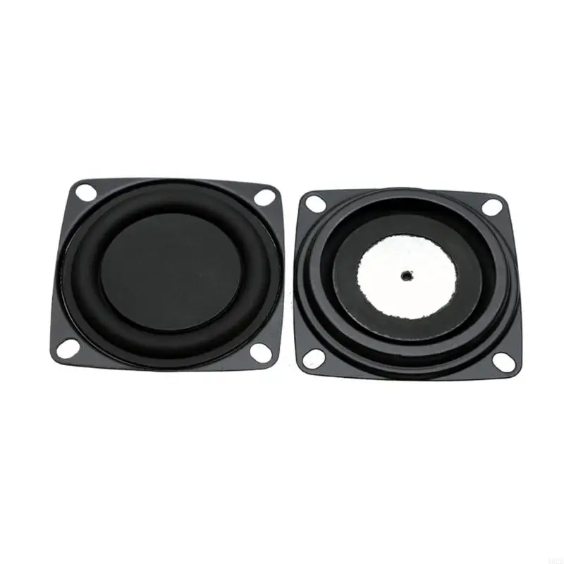 

462B 2Pieces 2Inch Bass Speaker Vibration Membrane Loudspeaker Diaphragm Black