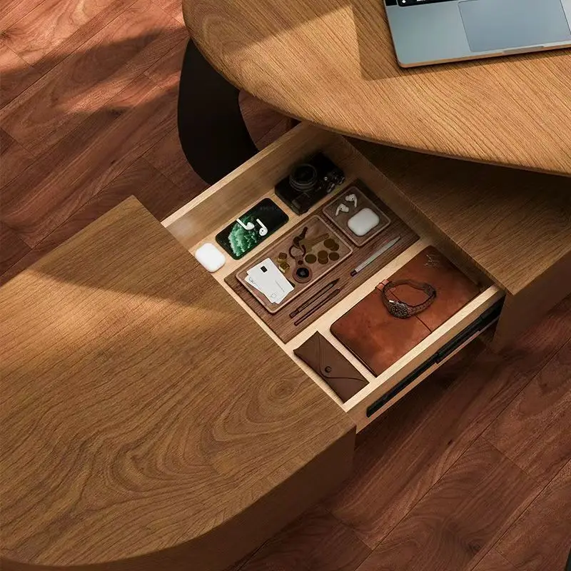 Light luxury high-end solid wood, chairperson boss office computer desk