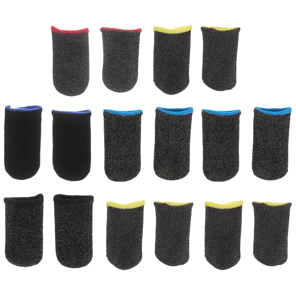 

8 Pcs Slip Finger Cots Thumb Protectors Soft Gaming Fingertips Practical Covers For Health Care