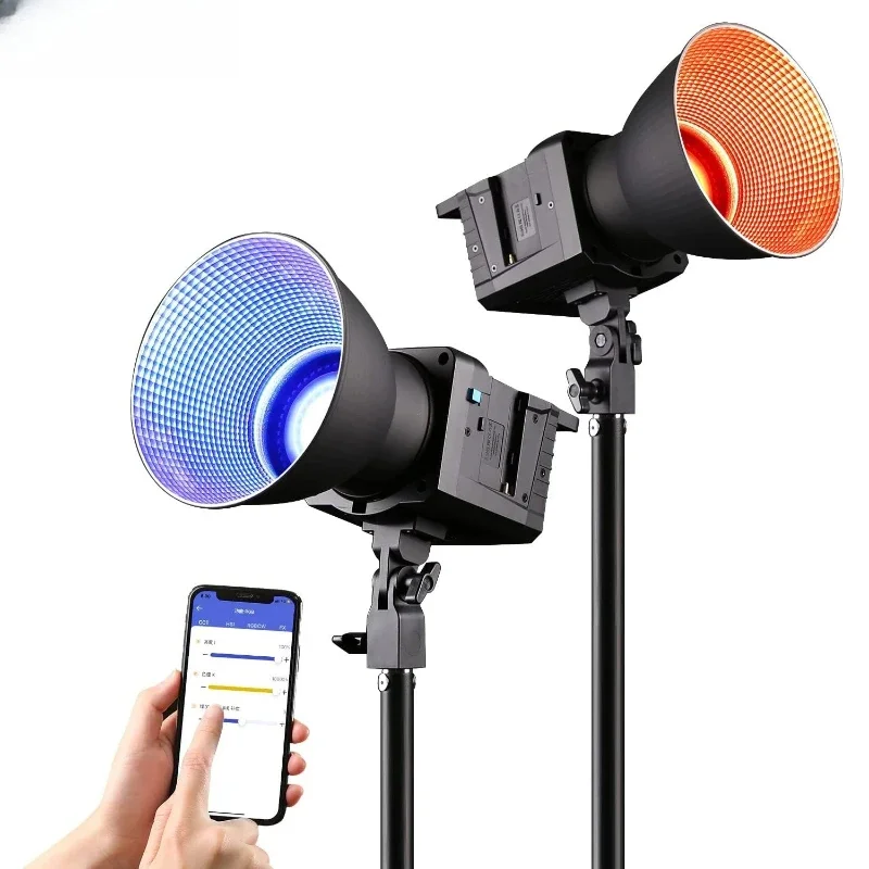 P100RGB live streaming fill light spotlight film and television outdoor shooting camera