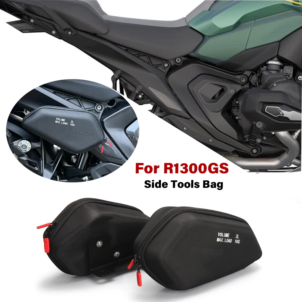 

For BMW R 1300 GS GS1300 R1300 GS 2023 2024 2025 New Motorcycle Side Tools Bag Frame Bags Waterproof Storage Bag 2L