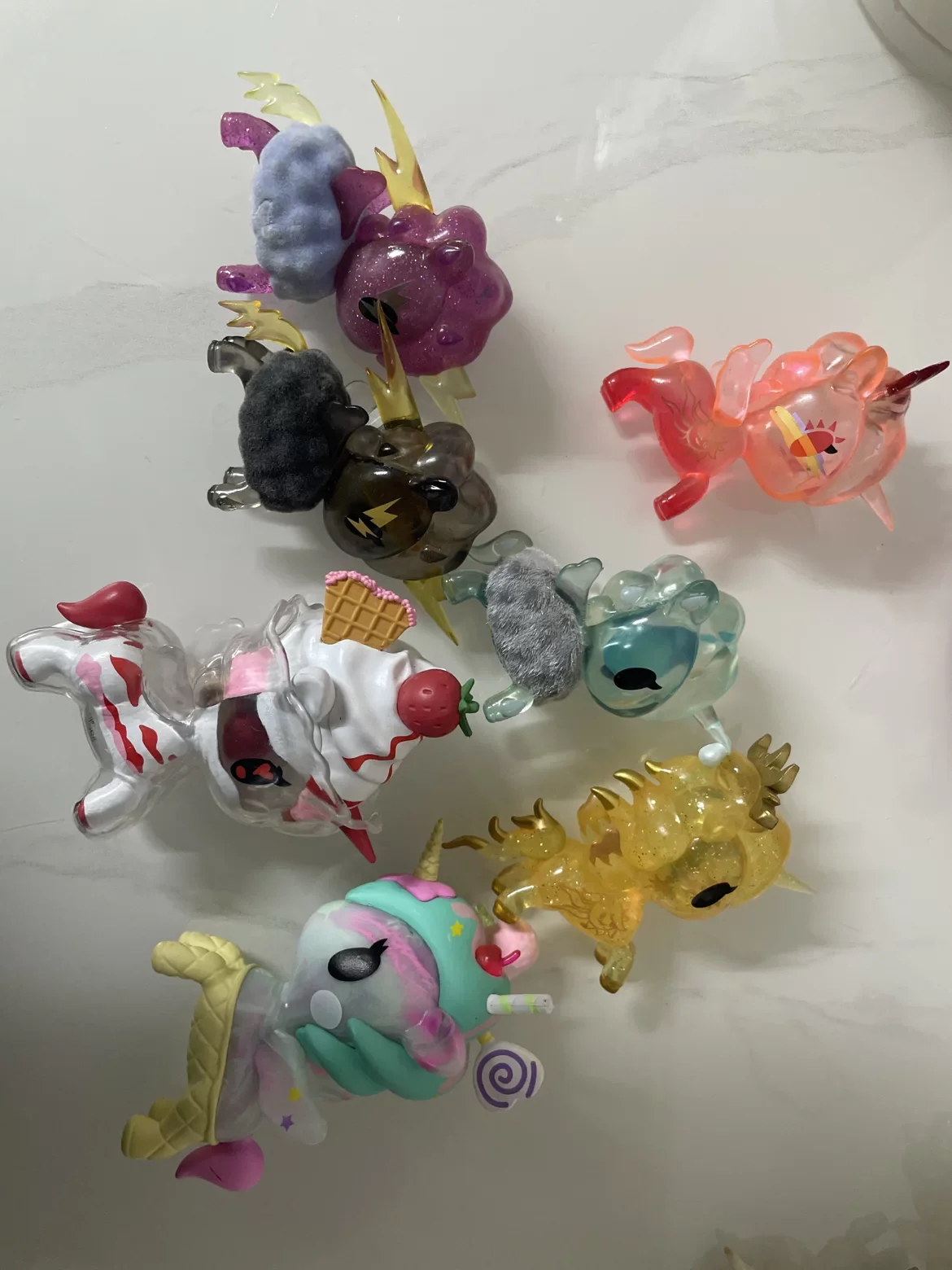 Tokidoki Unicorno Figurka z dynastii Han i Tang w pudełku niespodziankowym, dekoracyjna, kolekcjonerska ozdoba na biurko, prezent