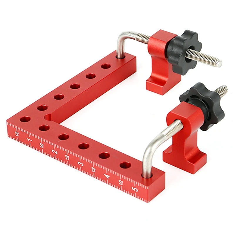 TKOH-90 Gradi Posizionamento Quadrati Angolo Retto di Bloccaggio 5.5X5.5 Pollici Lavorazione Del Legno Falegname L-Type Angolo Strumento di Bloccaggio
