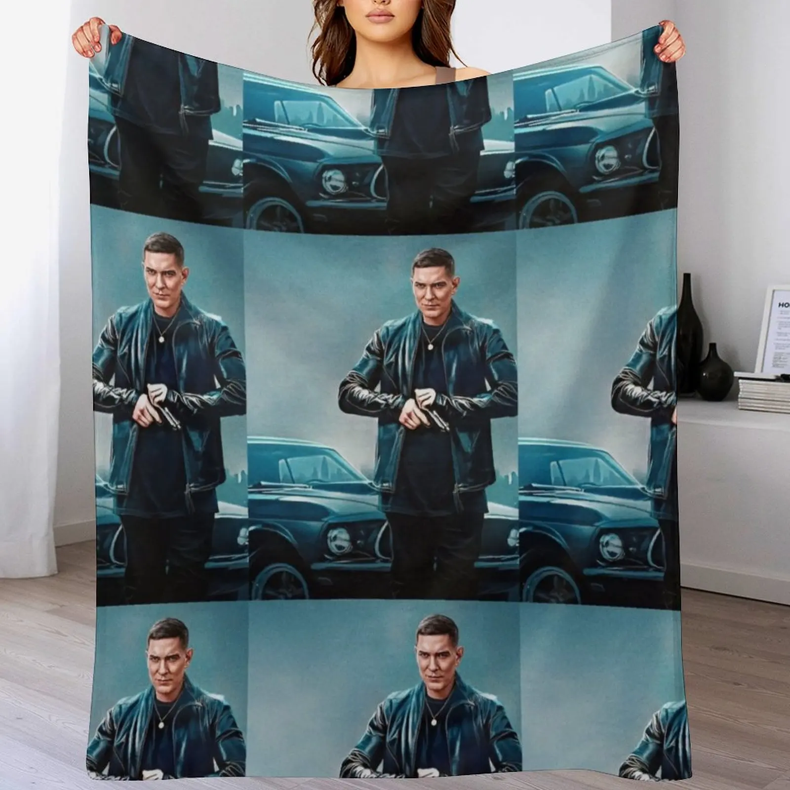 

Tommy Egan Power Throw Blanket Elegant Warm Throw Blanket for Hotel Home