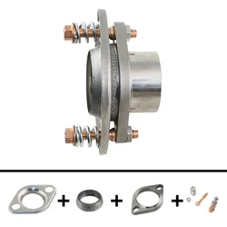 1 conjunto 51/63/76mm downpipe de escape para catback donut gaxeta flange escape para o carro universal