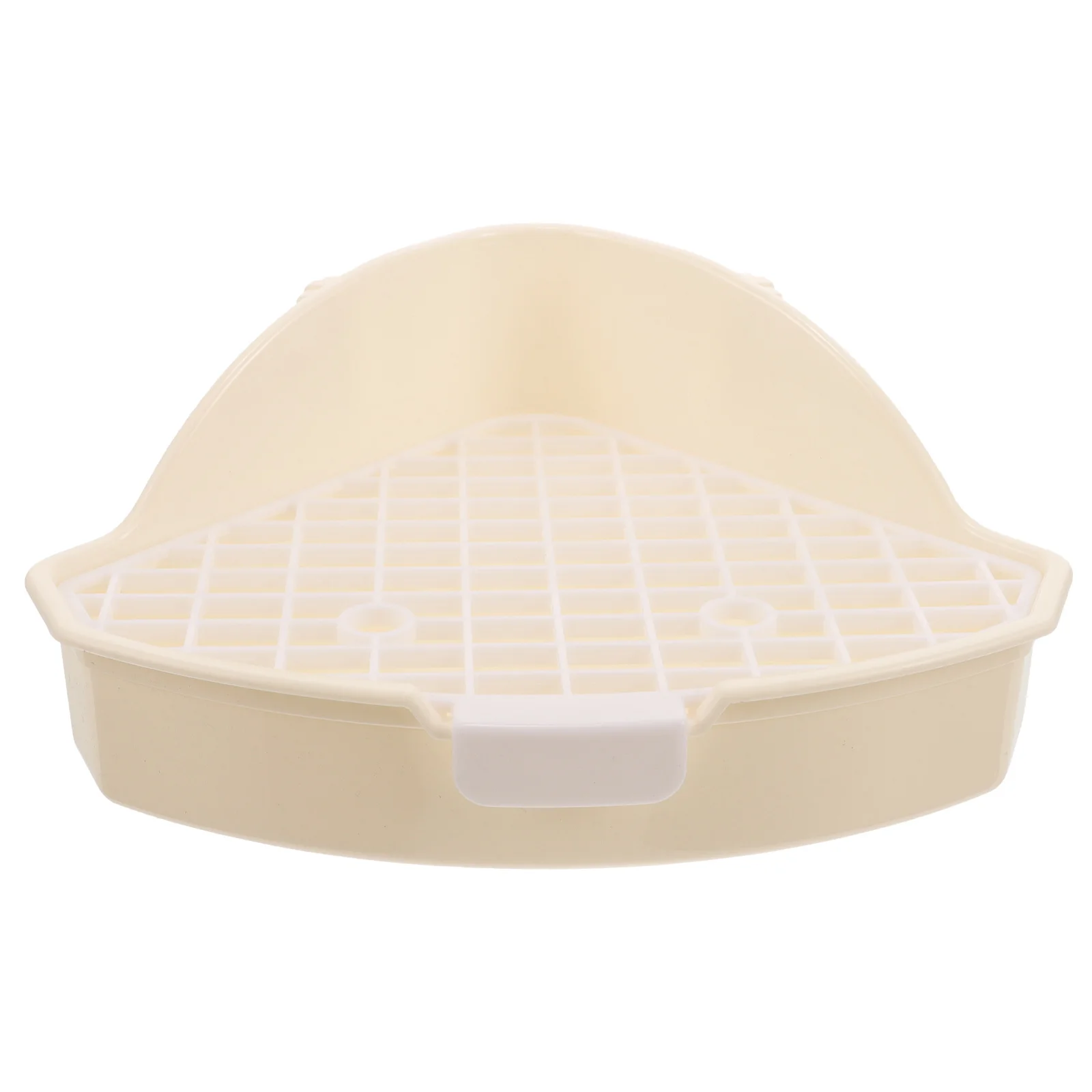

Rabbit Cage Toilet Small Animal Litter Box Triangle Litter Pan Easy Clean Space Saving Durable Practical Small Animals Toilet