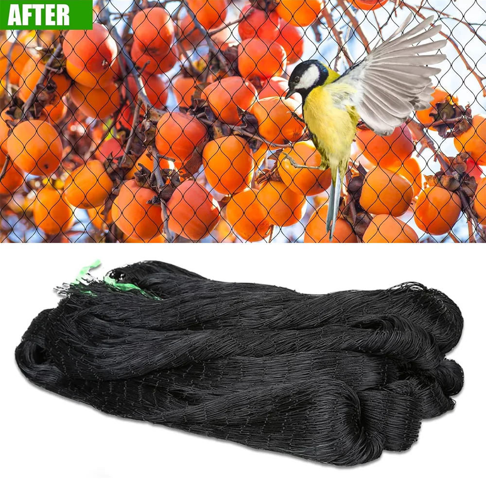 1 Pack Reusable Black Fruit Tree Netting Garden Netting For Protecting Fruit Trees Plants And Vegetables From Birds