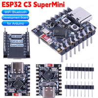 ESP32-C3 SuperMini WiFi Bluetooth Development Board CORE Board IOT Board ESP32 C3 Powerful 32-bit RISC-V Dev Board for Arduino