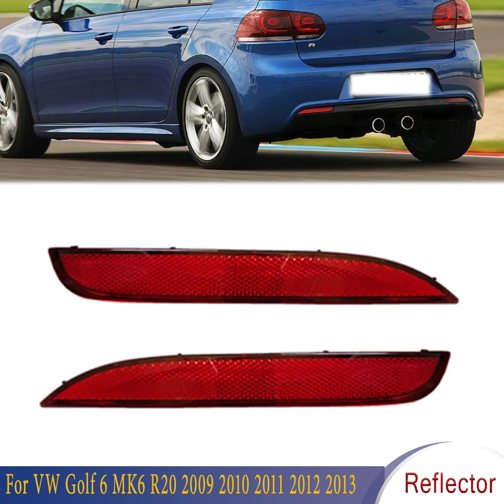 Rear Corner Reflector Decorative False Light Brake Lamp For VW Golf 6 MK6 R20 2009 2010 2011 2012 2013 5K0945105C 5K0945106C