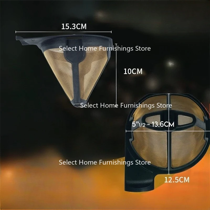 مناسبة لملحقات ماكينة القهوة، فلتر قهوة بديل قابل للغسل متوافق مع CF09