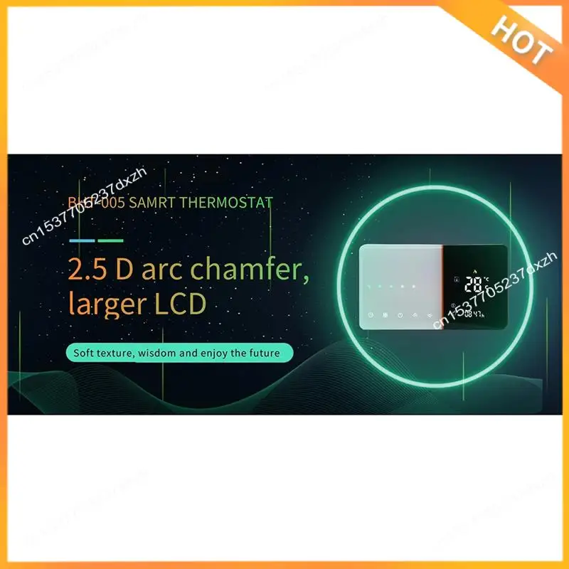 A43M Smart Wifi Thermostat For Water / Floor Heating Electric/ Gas Boiler Works For Alexa Google Home