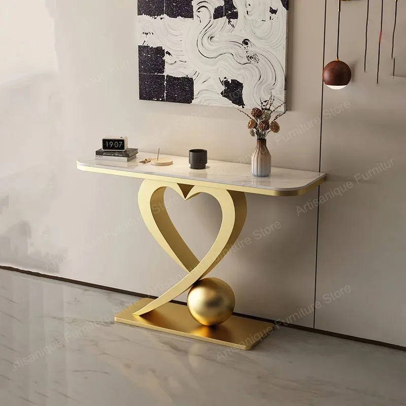 Wide Multifunctional Console Table Elegant Decorative Entryway Table Simple Large Capacity Tavolo Ingresso Living Room Furniture