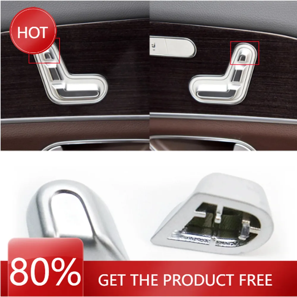 

Hot Steering Covers Car Seat Headrest Adjustment Switch Button Cover Replacement For Mercedes Benz GLE GLS W167 X167 GLE350 G