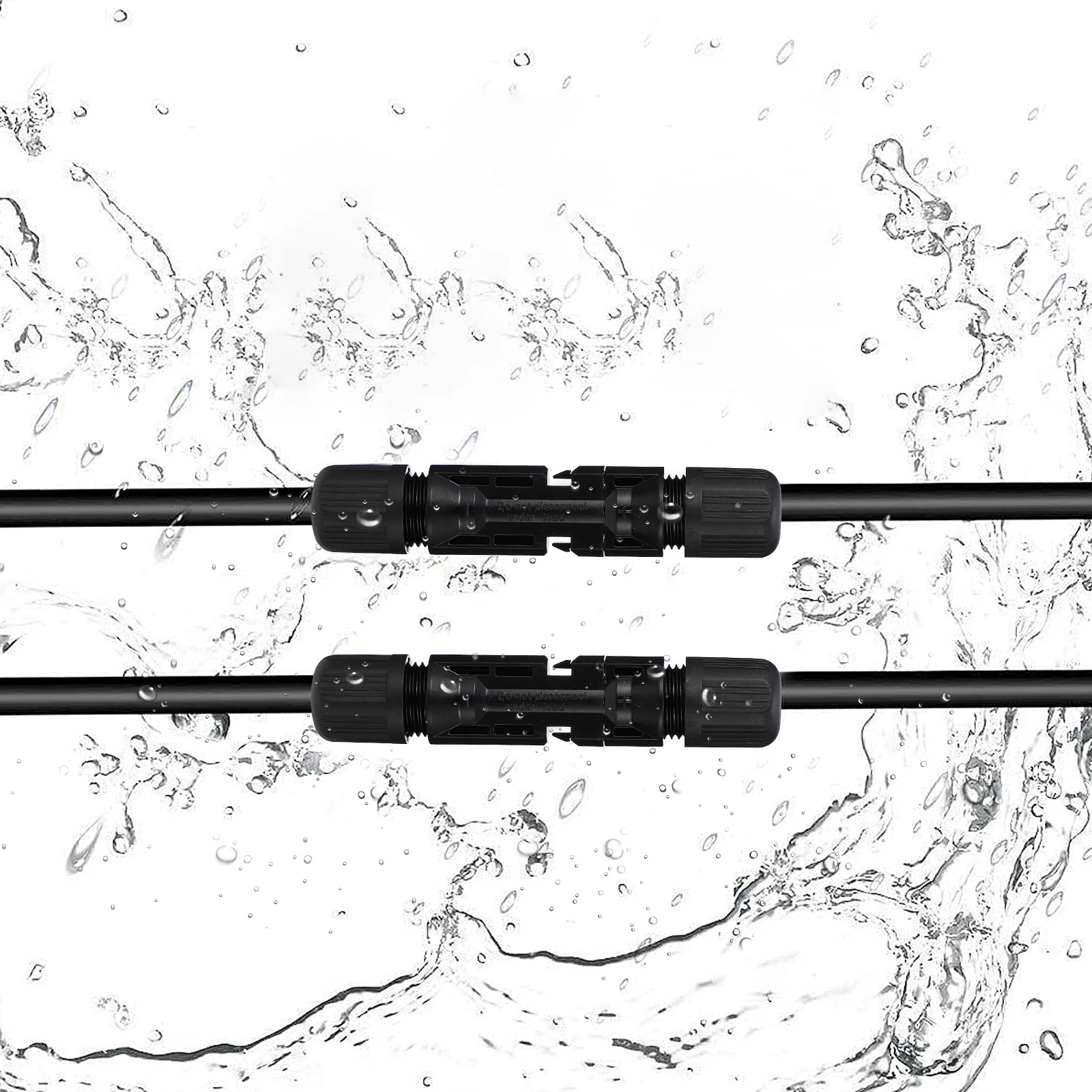 

8Pcs Solar Panel Cable Adaptors Weather Resistant Photovoltaic Connectors Fast Assembly Disassembly No Tools Required