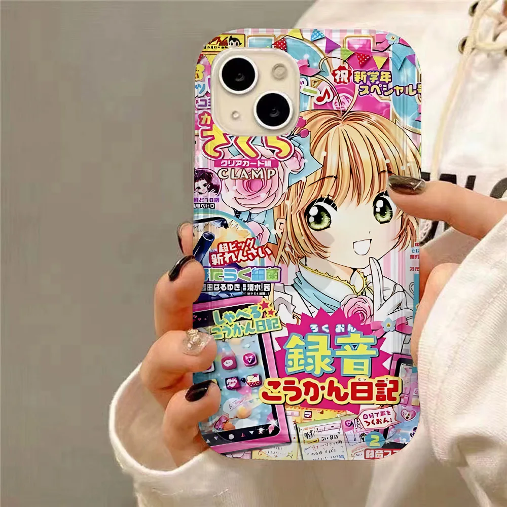 Anime Harajuku Ancient Morning Wind Girl Case for Xiaomi Redmi 12C 10 10C 9A K40 Note 13 12 Pro Plus 4G 5G Clear Y2K Girl Cover