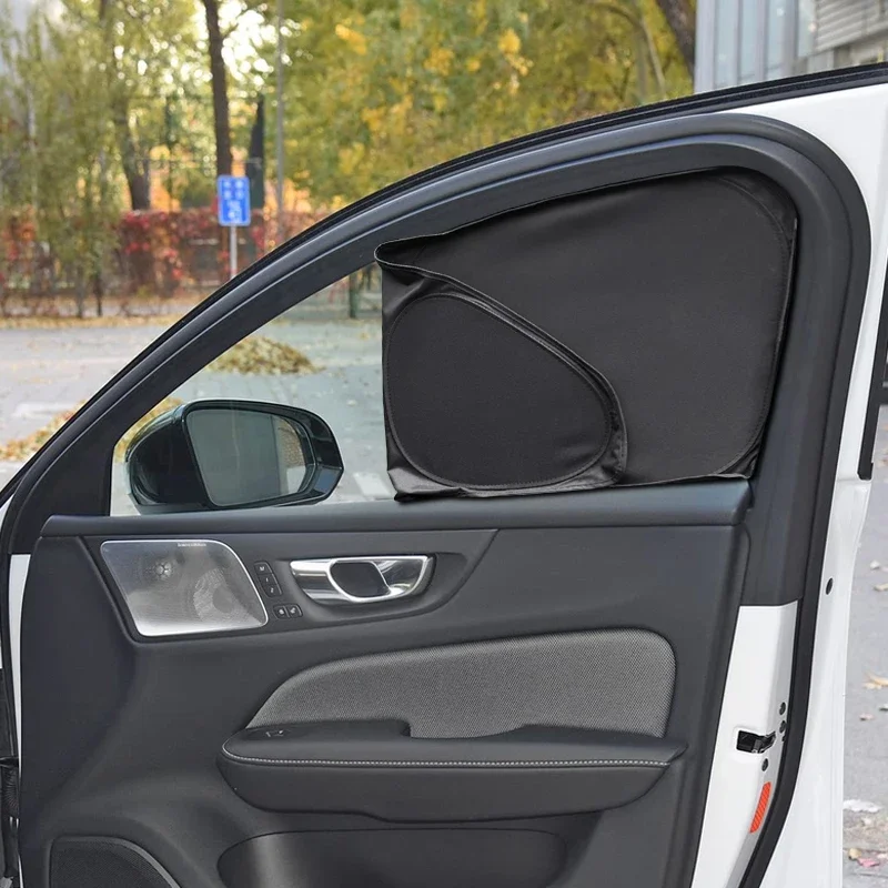 Car Sun Shade Curtain UV Protection Window Blind For VOLVO V60 2018-Present Auto Heat Insulation Protect Cover Accessory